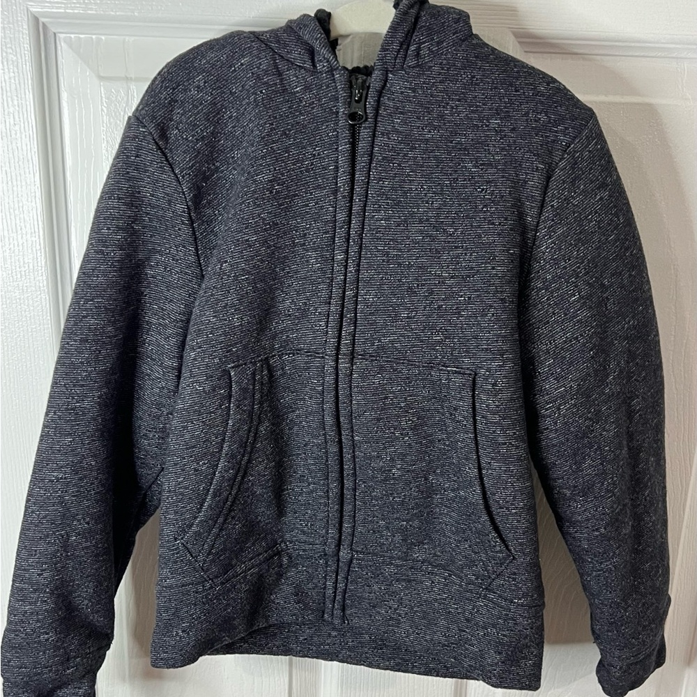 Dark Gray Zip-Up Hoodie